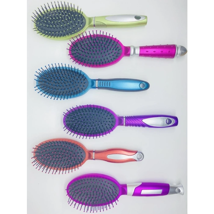 Haowei Oval Renkli Saç Fırçası Tarak