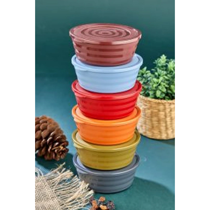 Harmony Kapaklı Yonca Kase 6lı-HT-003 (599)