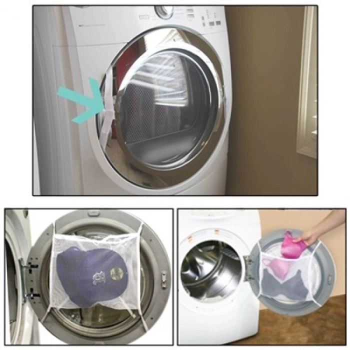 Hassas Çamaşır  Ayakkabı Yıkama Filesi Kapak Bağlamalı 35 X 20 Cm (599)