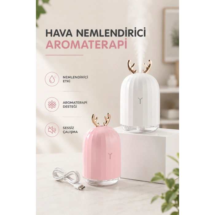 Hava Nemlendirici Aromaterapi Hava Temizleyici Renk Değiştirebilen