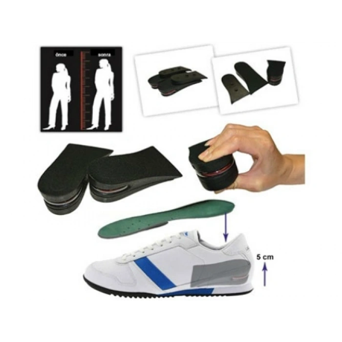 Hava Yastıklı Boy Uzatıcı Tabanlık (5 Cm) (599)