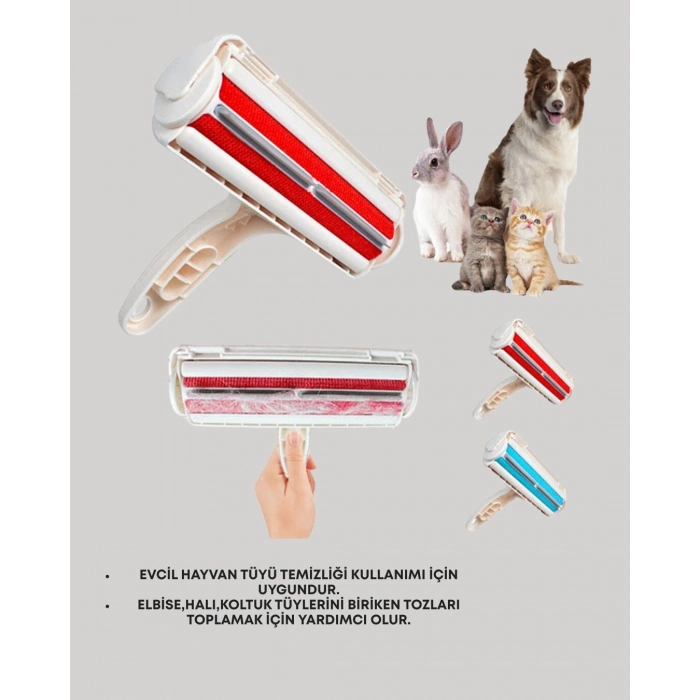 Hazneli Kedi Köpek Tüy Temizleyici – Halı, Koltuk Ve Kıyafet