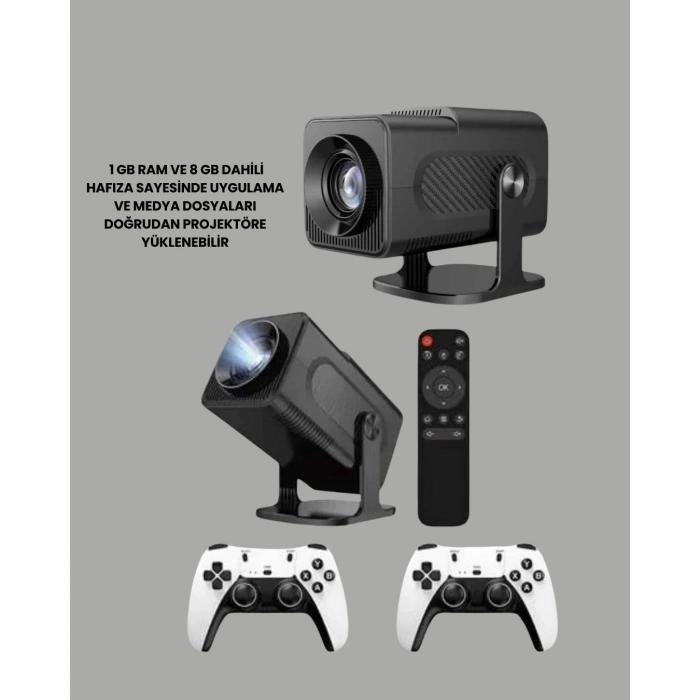 Hcs350pro 1080p Full Hd Taşınabilir Android Projektör