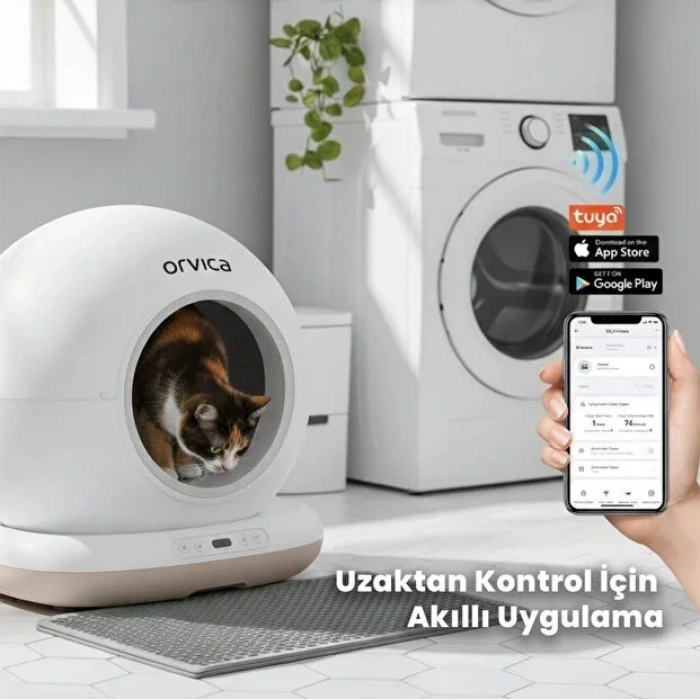 Hd Kameralı Akıllı Kedi Tuvaleti