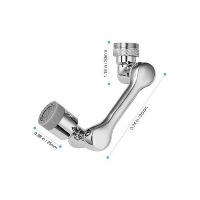 Her Yere Dönebilen Tasarruflu Mutfak Musluk Başlığı Ucu Musluk Ucu Oynar Başlıklı