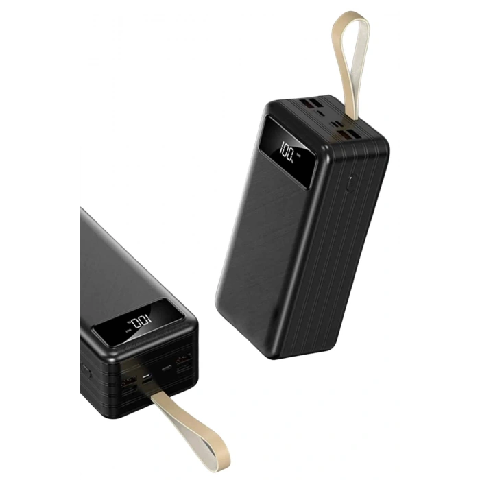 Hızlı Şarj 4 Çıkışlı Powerbank 60.000 Mah Taşınabilir Dijital Göstergeli