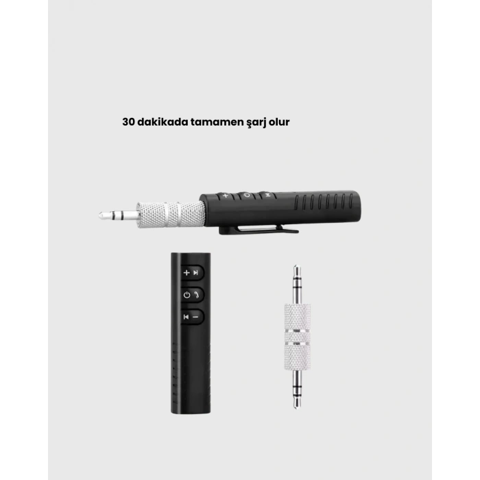 Hızlı Şarjlı Bluetooth Ses Alıcısı – Ev, Araç Ve Ofis İçin