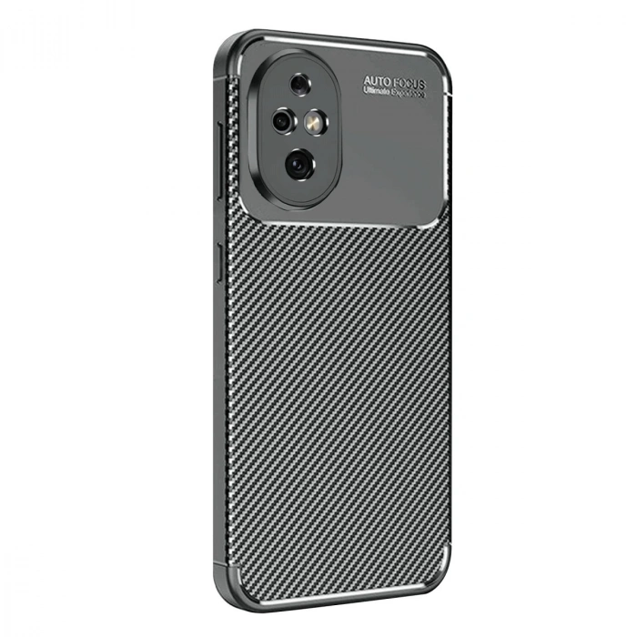 Honor 200 Kılıf Auto Focus Karbon Kapak - Siyah