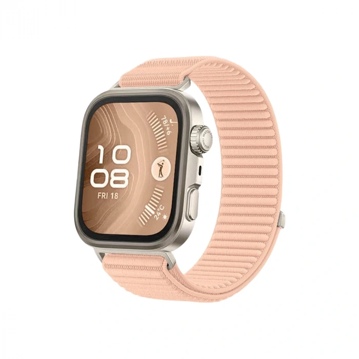 Huawei Fit 4 Braid Kordon - Pudra