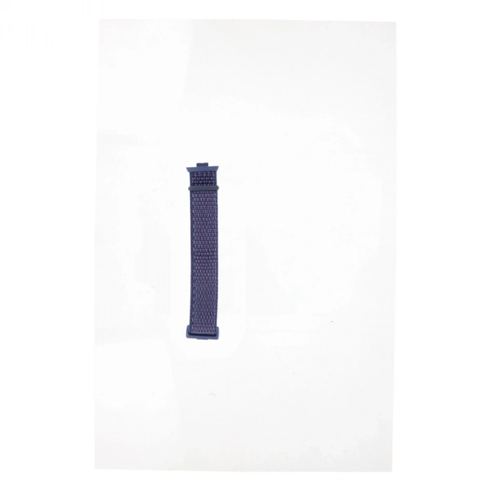 Huawei Fit 4 Hasırlı Cırtcırtlı Kordon (saat Değildir) - Lacivert-mürdüm