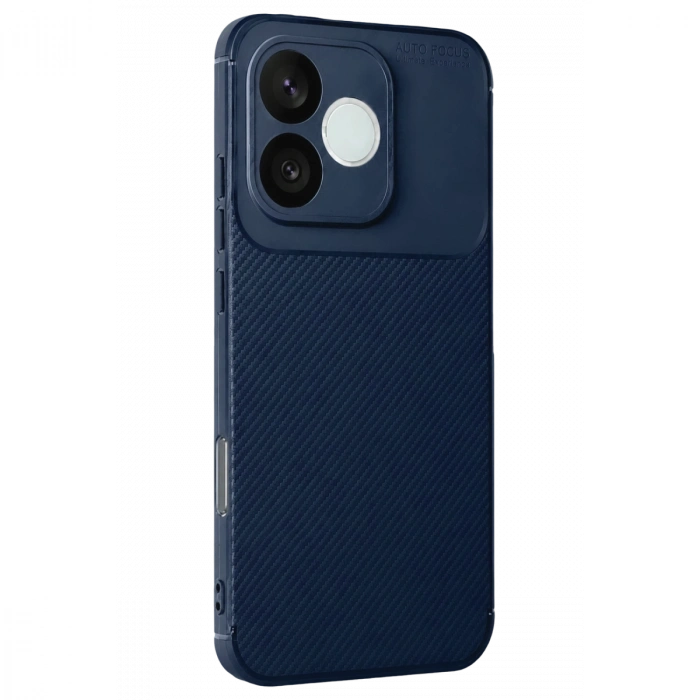 Huawei Honor 600 Lite Auto Focus Karbon Kapak - Lacivert