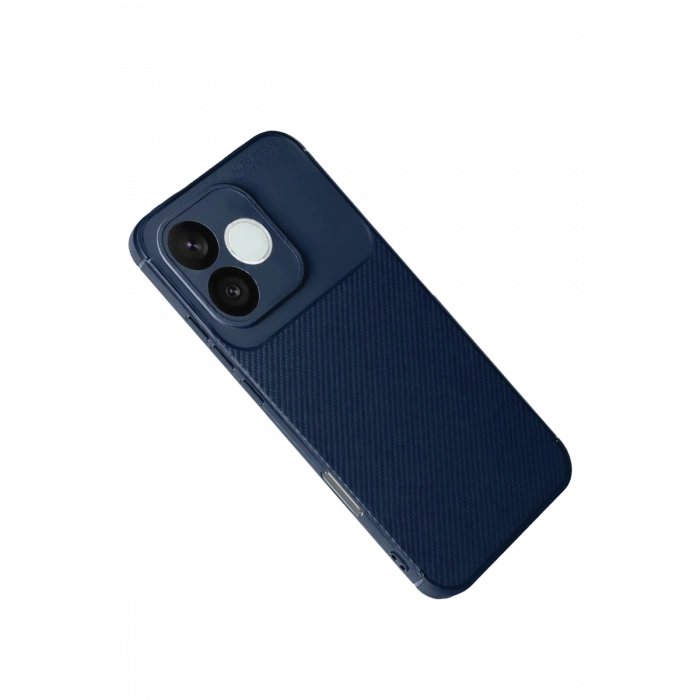 Huawei Honor 600 Lite Auto Focus Karbon Kapak - Lacivert