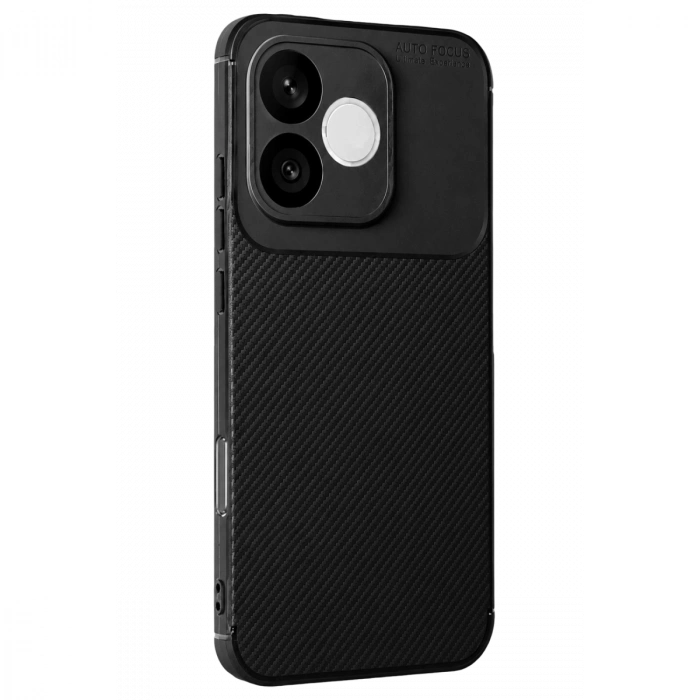 Huawei Honor 600 Lite Auto Focus Karbon Kapak - Siyah