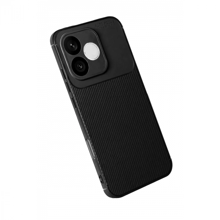 Huawei Honor 600 Lite Auto Focus Karbon Kapak - Siyah