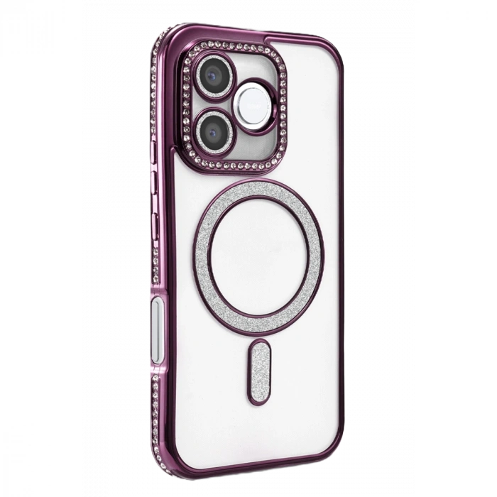 Huawei Honor 600 Lite Joke Simli Magneticsafe Kılıf - Derin Mor