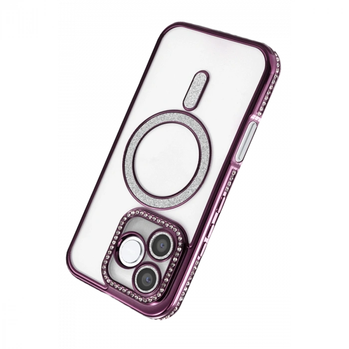 Huawei Honor 600 Lite Joke Simli Magneticsafe Kılıf - Derin Mor