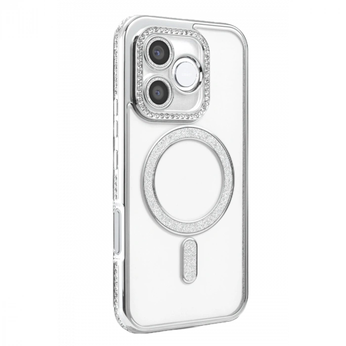 Huawei Honor 600 Lite Joke Simli Magneticsafe Kılıf - Gümüş