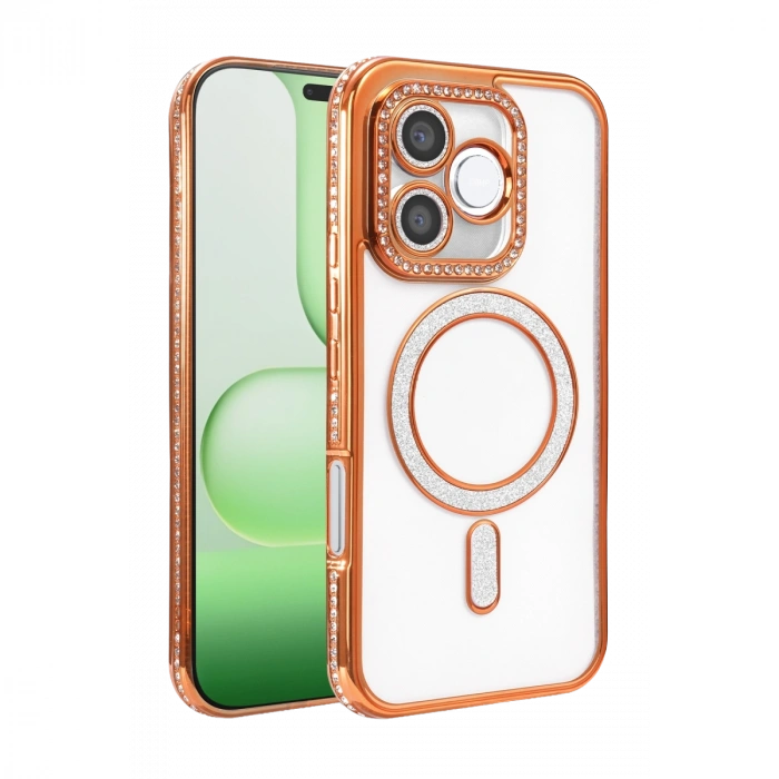 Huawei Honor 600 Lite Joke Simli Magneticsafe Kılıf - Turuncu