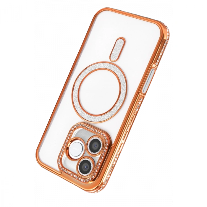 Huawei Honor 600 Lite Joke Simli Magneticsafe Kılıf - Turuncu
