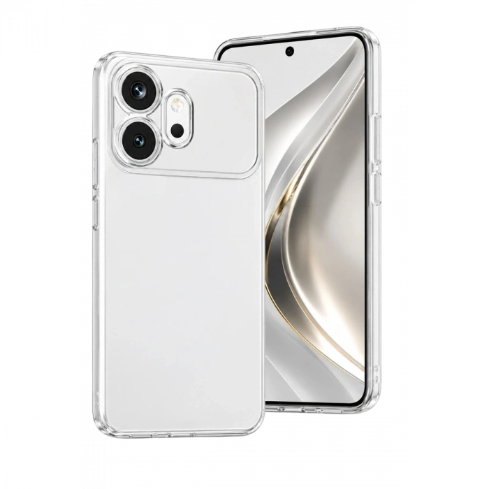 Huawei Honor 600 Lüx Şeffaf Silikon - Şeffaf