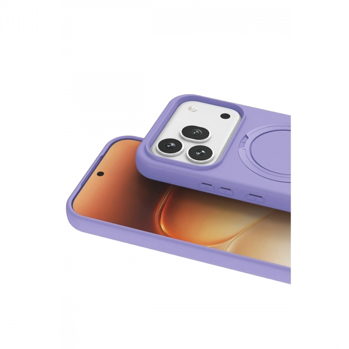 Huawei Honor 600 Pro Regal Magsafe Standlı Kapak - Lila