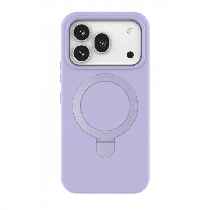 Huawei Honor 600 Pro Regal Magsafe Standlı Kapak - Lila