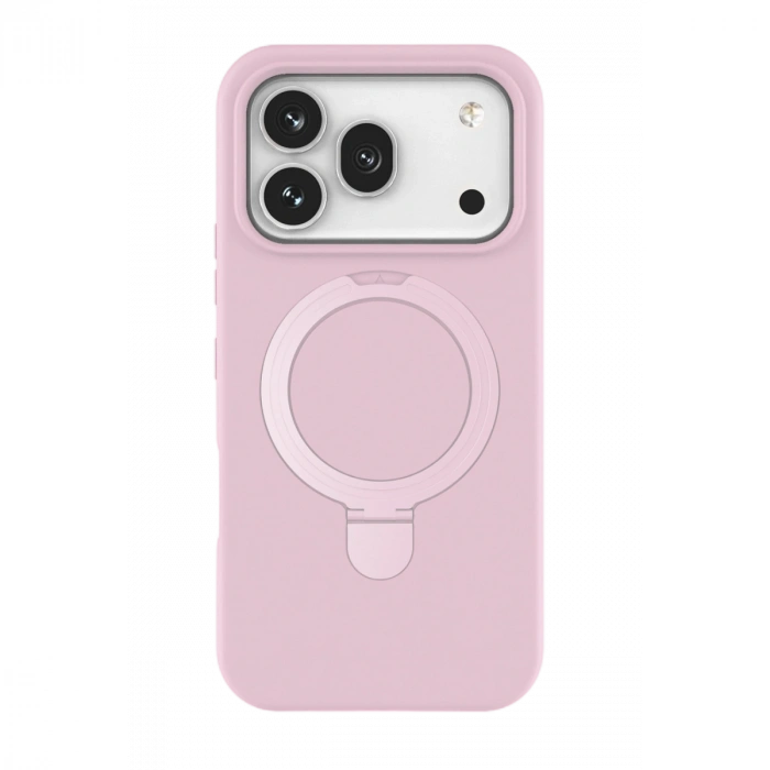 Huawei Honor 600 Regal Magsafe Standlı Kapak - Açık Pembe