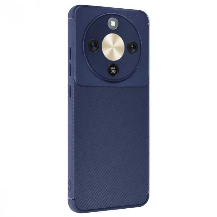 Huawei Honor Magic 8 Lite Auto Focus Karbon Kapak - Lacivert