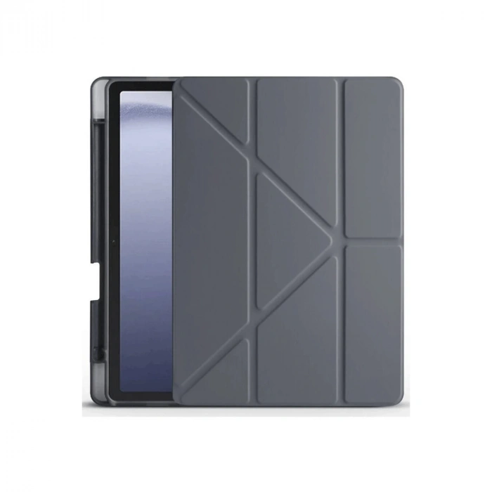 Huawei Honor Pad X9 11.5 Kılıf Kalemlikli Mars Tablet Kılıfı - Koyu Gri
