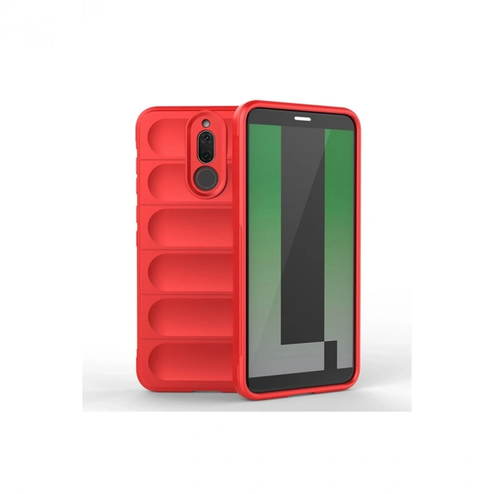 Huawei Mate 10 Lite Kılıf Optimum Silikon - Kırmızı