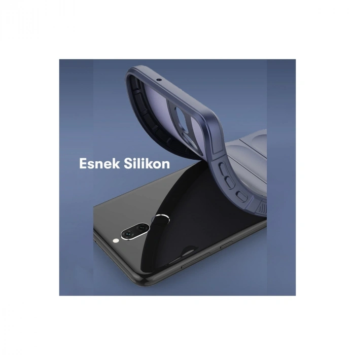 Huawei Mate 10 Lite Kılıf Optimum Silikon - Siyah