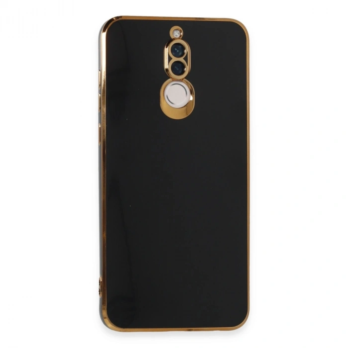 Huawei Mate 10 Lite Kılıf Volet Silikon - Siyah