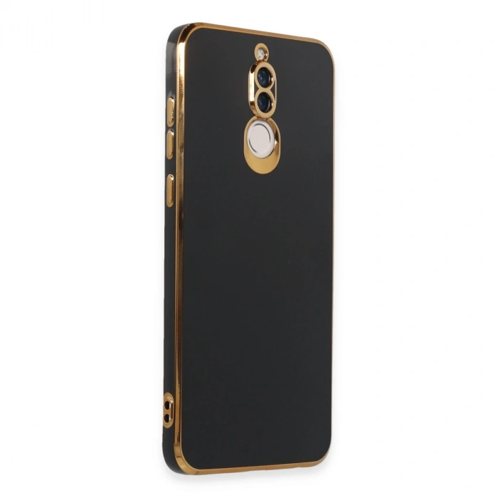 Huawei Mate 10 Lite Kılıf Volet Silikon - Siyah