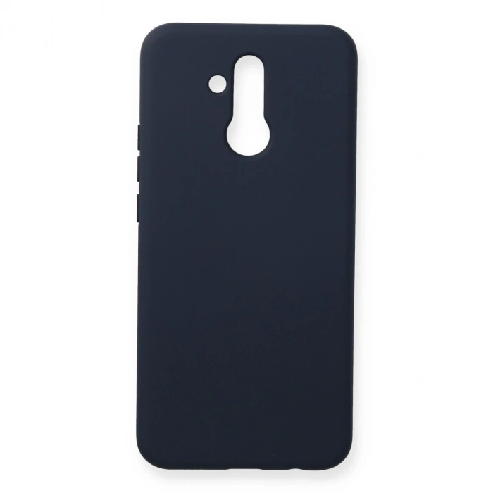 Huawei Mate 20 Lite Kılıf Nano İçi Kadife Silikon - Lacivert