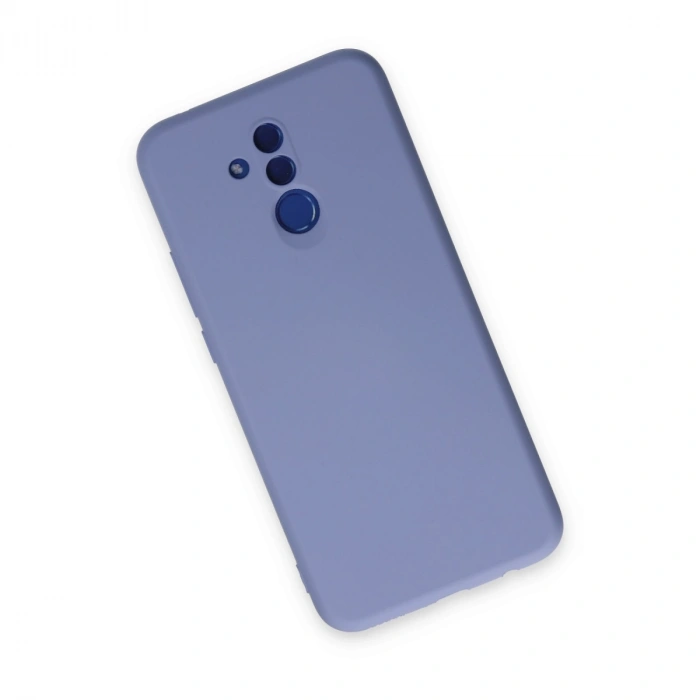 Huawei Mate 20 Lite Kılıf Nano İçi Kadife Silikon - Lila