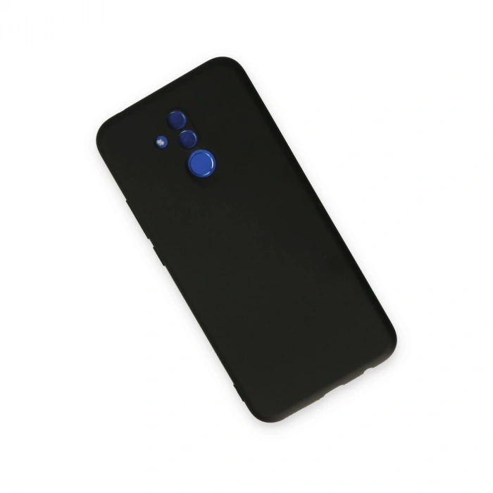 Huawei Mate 20 Lite Kılıf Nano İçi Kadife Silikon - Siyah
