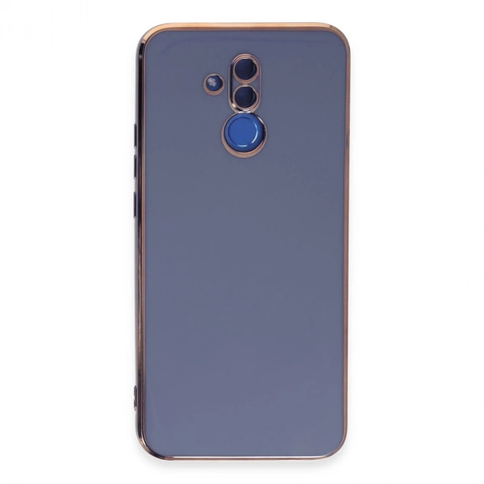 Huawei Mate 20 Lite Kılıf Volet Silikon - Mavi
