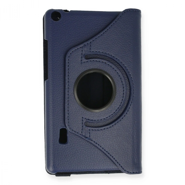 Huawei Mediapad T3 7 Kılıf 360 Tablet Deri Kılıf - Lacivert