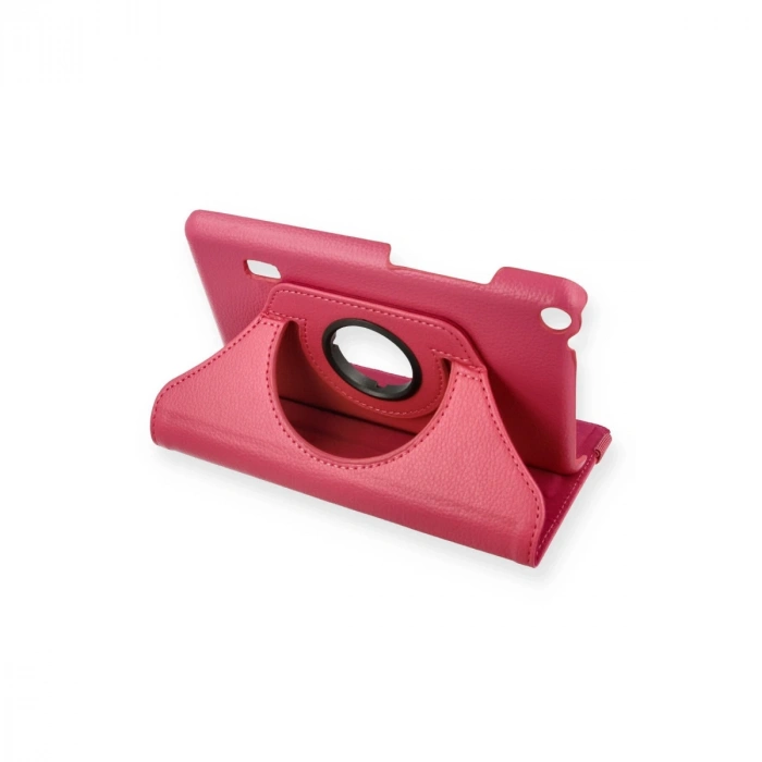 Huawei Mediapad T3 7 Kılıf 360 Tablet Deri Kılıf - Pembe