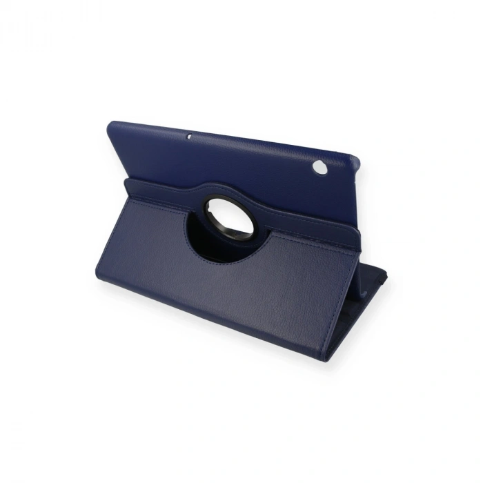 Huawei Mediapad T5 10 Kılıf 360 Tablet Deri Kılıf - Lacivert