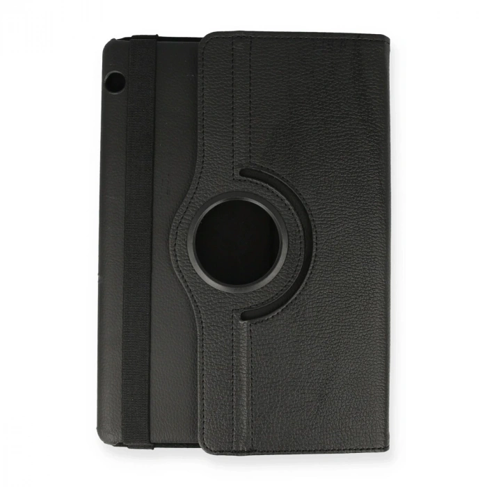 Huawei Mediapad T5 10 Kılıf 360 Tablet Deri Kılıf - Siyah