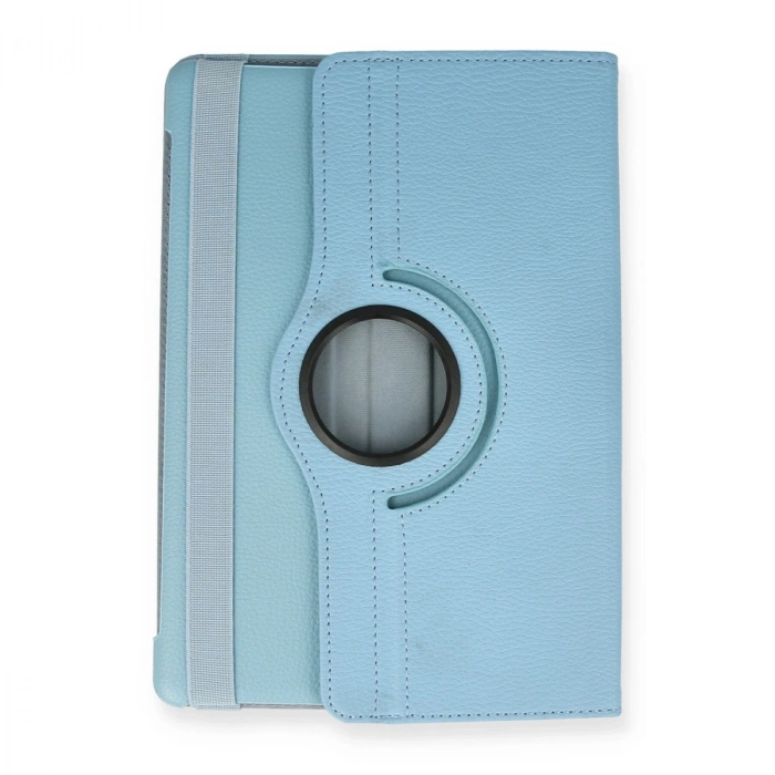 Huawei Mediapad T5 10 Kılıf 360 Tablet Deri Kılıf - Turkuaz