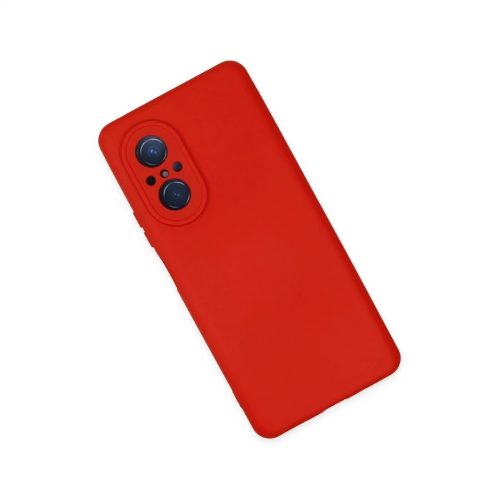 Huawei Nova 9 Se Kılıf Nano İçi Kadife Silikon - Kırmızı