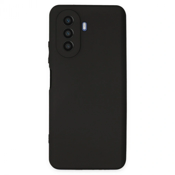 Huawei Nova Y70 Kılıf First Silikon - Siyah