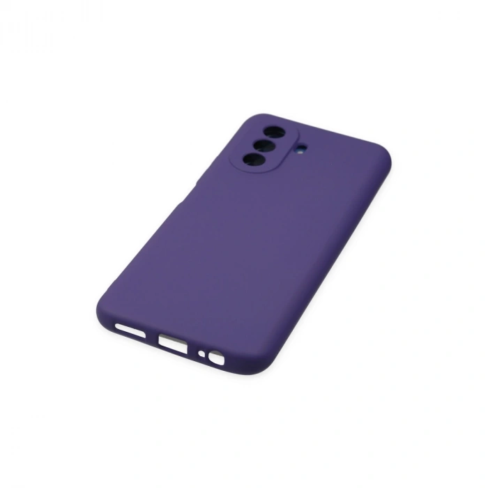 Huawei Nova Y70 Kılıf Nano İçi Kadife Silikon - Mor