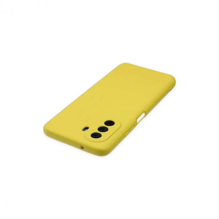 Huawei Nova Y70 Kılıf Nano İçi Kadife Silikon - Sarı