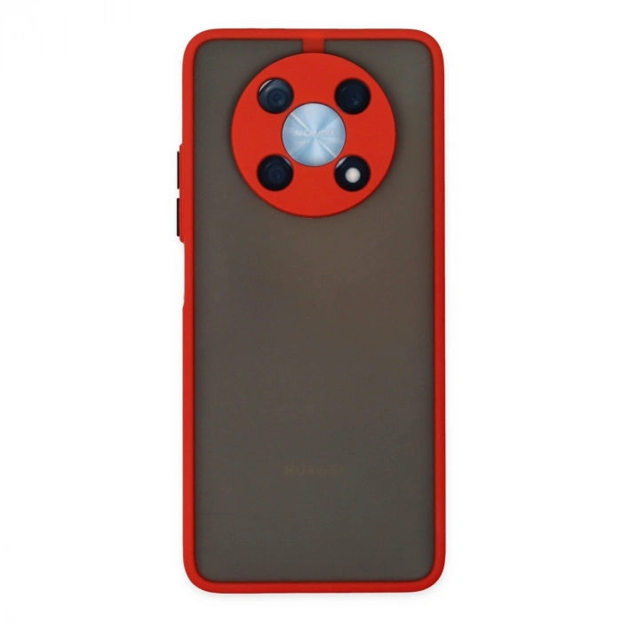 Huawei Nova Y90 Kılıf Montreal Silikon Kapak - Kırmızı
