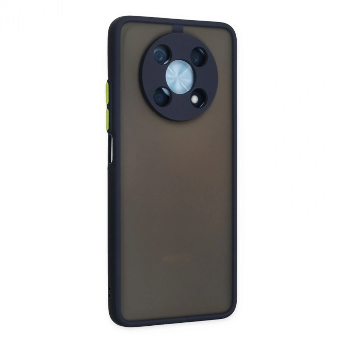 Huawei Nova Y90 Kılıf Montreal Silikon Kapak - Lacivert