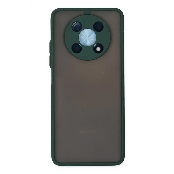 Huawei Nova Y90 Kılıf Montreal Silikon Kapak - Yeşil