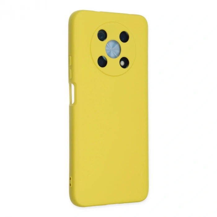 Huawei Nova Y90 Kılıf Nano İçi Kadife Silikon - Sarı